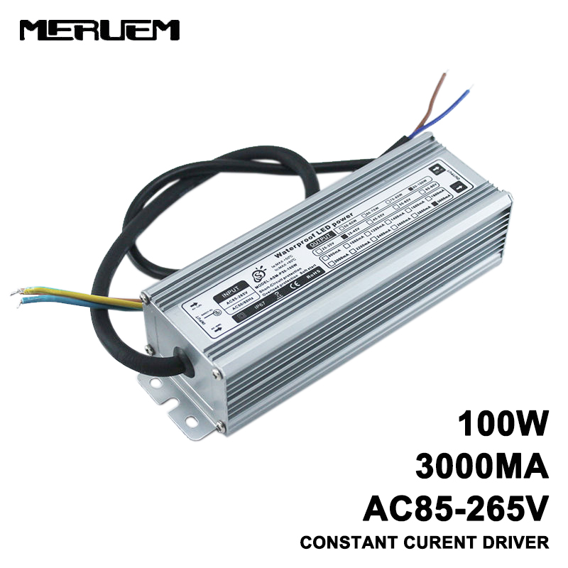 Outdoor Power Transformer - Водонепроницаемый светодиодный драйвер, 100 Вт, IP65,