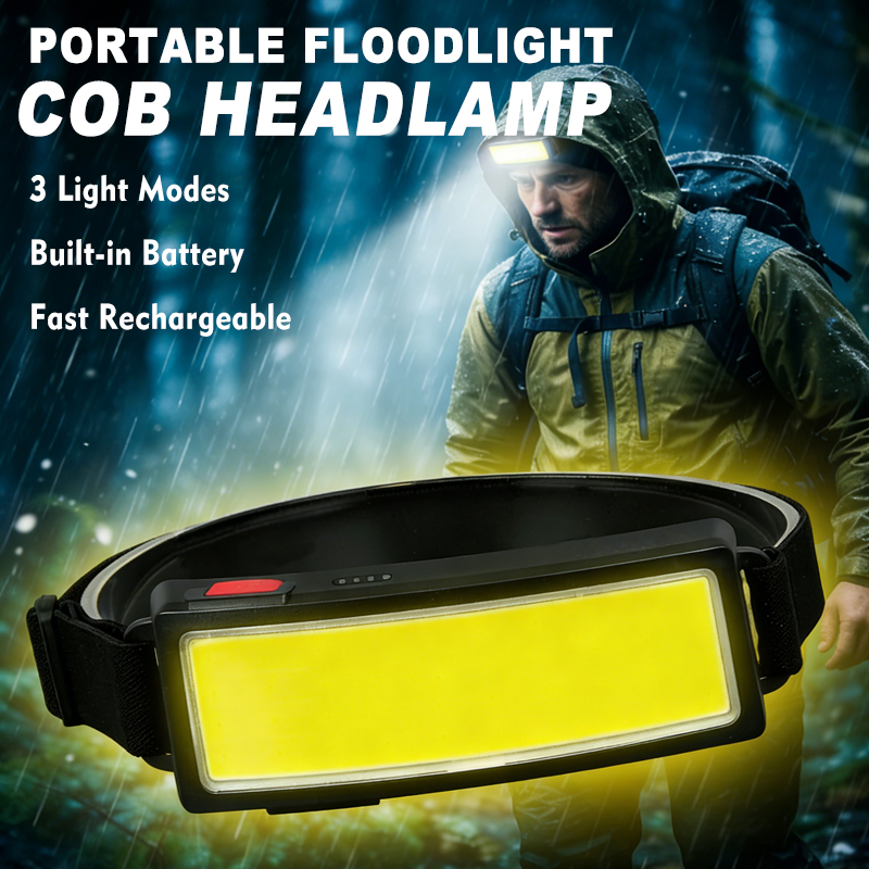Мощный налобный фонарь COB LED – обзор и цена Outdoor Power Head