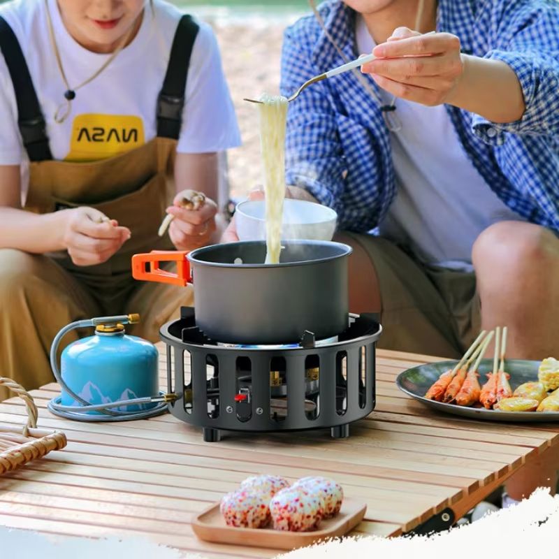 Мощная 7-конфорочная портативн – обзор и цена Outdoor Kitchen Power Burner